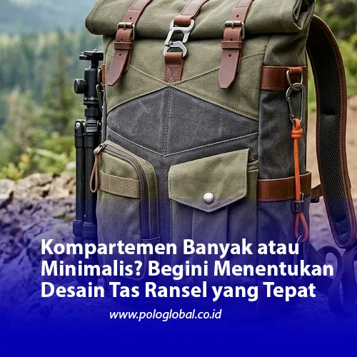 Kompartemen Banyak atau Minimalis? Begini Menentukan Desain Tas Ransel yang Tepat