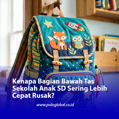 Kenapa Bagian Bawah Tas Sekolah Anak SD Sering Lebih Cepat Rusak?