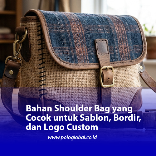 Bahan Shoulder Bag yang Cocok untuk Sablon, Bordir, dan Logo Custom