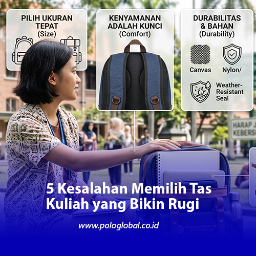 5 Kesalahan Memilih Tas Kuliah yang Bikin Rugi