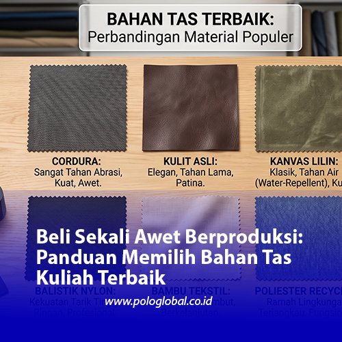 Beli Sekali Awet Berproduksi: Panduan Memilih Bahan Tas Kuliah Terbaik
