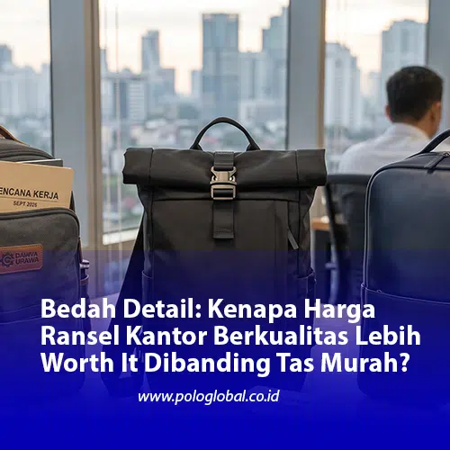 Bedah Detail: Kenapa Harga Ransel Kantor Berkualitas Lebih Worth It Dibanding Tas Murah?