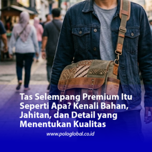 Tas Selempang Premium Itu Seperti Apa? Kenali Bahan, Jahitan, dan Detail yang Menentukan Kualitas