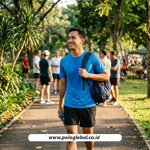 Backpack ringkas untuk merchandise kegiatan lari dan olahraga