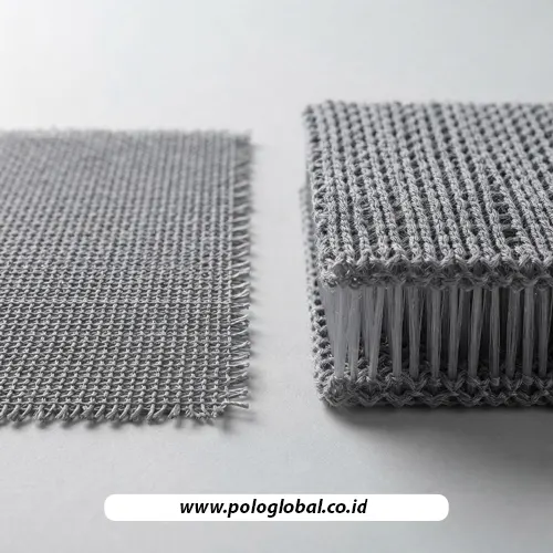 Perbandingan struktur kain mesh 2D dan mesh 3D untuk punggung ransel custom