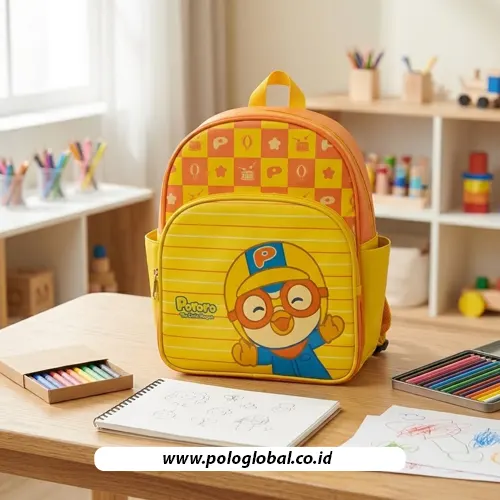Ransel anak custom dengan paket perlengkapan lomba mewarnai