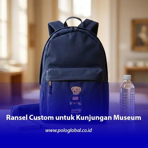 Ransel anak kunjungan museum menggunakan Kids Backpack KB-003 dari Polo Global