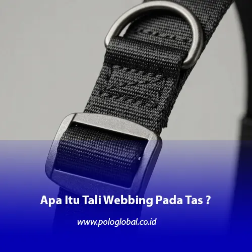 Tali webbing pada slingbag dengan pengatur panjang
