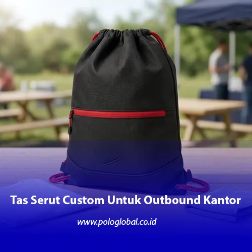 Tas serut outbound perusahaan dari koleksi custom Polo Global